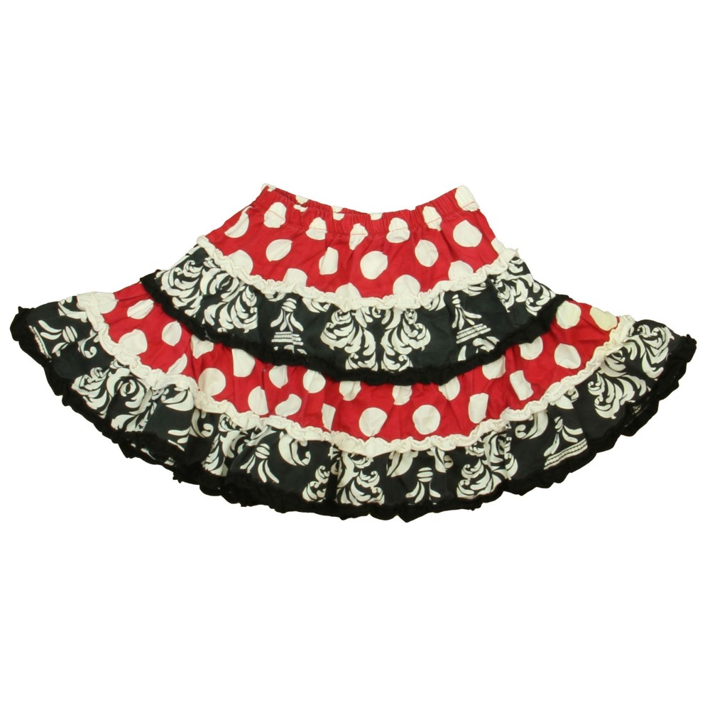 Servane Barrau Unisex Black | Red Skirt size: 4-5T